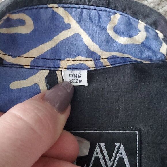 Java Lava | Retro Abstract Color Shirt - Picture 6 of 7